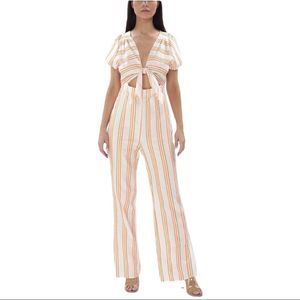 Kendall + Kylie Front Tie Jumpsuit